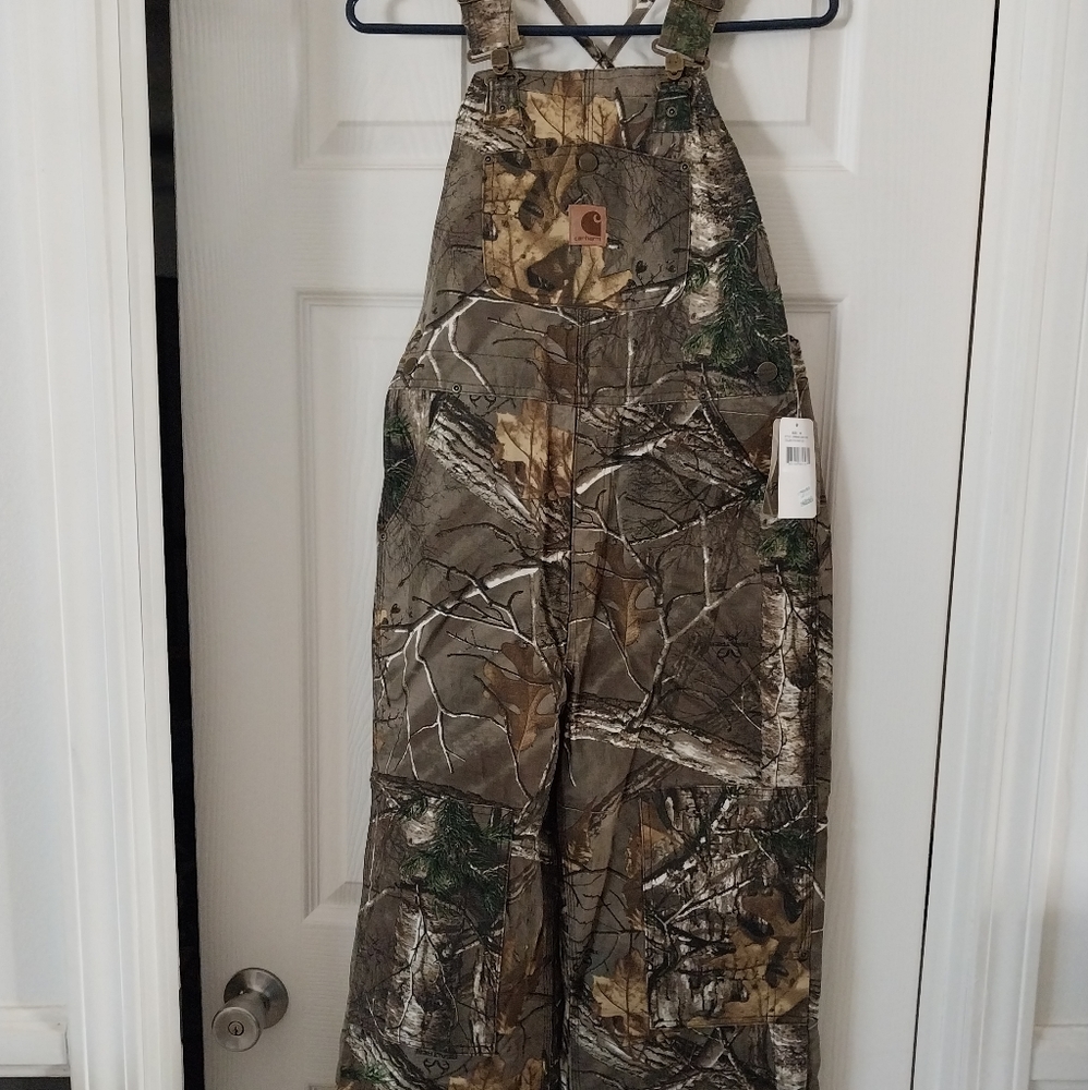 Carhartt Boys Insulated Coveralls and Mossy Oak Camo pants